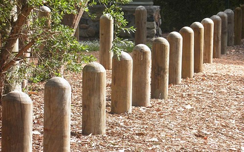 Pine Bollards