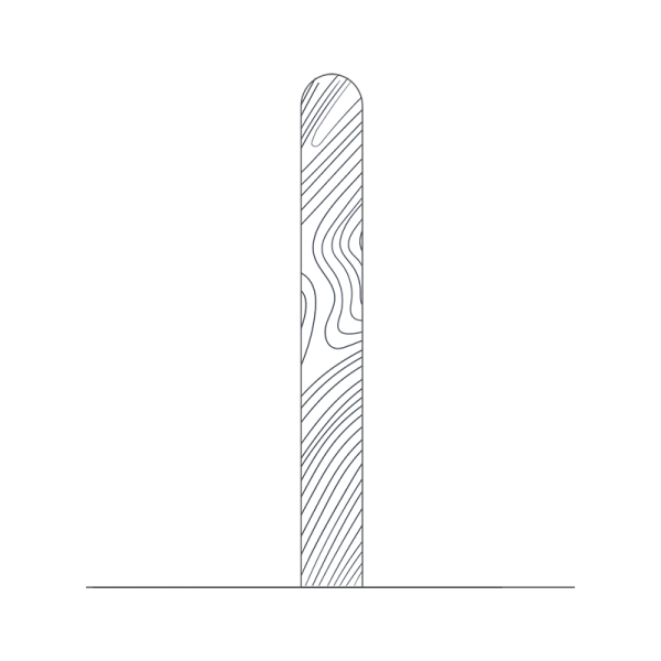 Pine Bollards